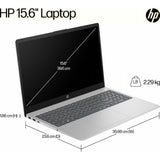 HP 39.62 Centimeter (15.6) HD 15-FD0070TU i5-1235U Micro Edge Anti Glare Diagonal Full HD Display 12th Generation Intel® Core™ i3 Processor 8 GB/512 GB SSD/Windows 11 Home Thin and Light Laptop (Natural Silver)