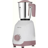 Bajaj 3 Jars NINJA SERIES GRACIO 500W (410588) 4 Speed Control with 20000 RPM Pulse Mode Mixer Grinder (White and Lilac)