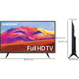 Samsung 108 Centimeter (43) UA43T5410AKXXL 5 Series with Dolby Digital Plus Full HD Display Tizen Smart LED TV (2023 Model, Glossy Black)