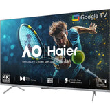 Haier 139.7 Centimeter (55) 55P7GT-P 4K Ultra HD AI Smart Voice by Google Assistant with Far-Field Smart Google LED TV (2024 Edition, Black)