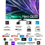 Samsung 138 Centimeter (55) QA55QN85DBULXL Neo-QLED QN85D Series 4K Ultra HD Quantum Matrix Technology NQ4 AI Gen2 Processor Tizen Smart QLED TV (2024 Edition, Titan Black)