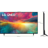 LG 139.7 Centimeter (55) 55QNED75SRA.ATR QNED75 Series 4K Ultra HD ThinQ α9 AI Upscaling 4K α5 AI Processor 4K Gen6 WebOS with Filmmaker Mode Smart QNED TV (2024 Edition, Black)