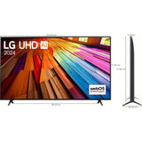 LG 139.7 Centimeter (55) 55UT80406LA.ATR UT80 Series 4K Ultra HD ThinQ AI 4K Upscaling α5 AI Processor 4K Gen7 WebOS with Filmmaker Mode Smart LED TV (2024 Edition, Black)