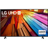 LG 177.8 Centimeter (70) 70UT80406LA.ATR UT80 Series 4K Ultra HD ThinQ AI 4K Upscaling α5 AI Processor 4K Gen7 WebOS with Filmmaker Mode Smart LED TV (2024 Edition, Black)