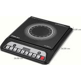 Bajaj ICX 140TS (740308) 1400W Push Button Control Induction Cooktop (Black)