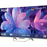 Haier 190.5 Centimeter (75) 75S800QT 4K Ultra HD Dolby Vision Atmos  with Hands Free Voice Control Google TV Smart QLED TV (Gray)