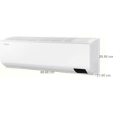 Samsung 1.50 T AR18CX3ZAWKNNA/AR18CX3ZAWKXNA 5 Star Convertible 5-in-1 Fast Cooling Mode, Dust Filter with Anti Bacteria Hot & Cold Inverter Split Air Conditioner (2024 Model, White)