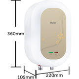 Haier 3.0 L EI3V-C1(I)-P (3ltr) Instant Water Geyser (Ivory)