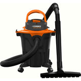 Eureka Forbes 7.0 L Tank Wet & Dry ZEAL with Reusable Dust Bag 1200 W Wet & Dry Vacuum Cleaner (Orange & Black)