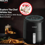 HAVELLS 4.5 L GHCAFEPK150 Prolife Neo 4.5 L 1500 W Cool Touch Handle Digital Display with Led Auto Shut-off Mechanism Air Fryer (Black)