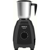 HAVELLS 3 Jars GHFMGEAR055 SEGNO PLUS 3 JAR 550 W 3 Speed Control with Pulse Function Heavy Duty Motor Mixer Grinder (Black)