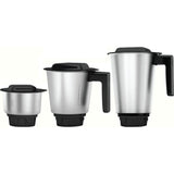 Havells 3 Jars GHFMGEXE050 Retro MG 500W 3Jar 3 Speed Control with Pulse Function 21000 RPM Pulse Mode Mixer Grinder (Black)