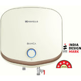 Havells 25.0 L GHWCBNTIV025 (BIANCA 5S 25LTR SP FP Ivory Champ Gold) Vertical Storage Water Heater (Ivory Champagne Gold)