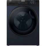 Haier 8.0 Kg HW80-IM12929CBK 5 Star High Strength Welding Super Drum, PuriSteam, Anti Bacterial Technology Inverter Motor Wifi with In-built Heater Fully Automatic Front Loading Washing Machine (2024 Model, Black)