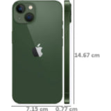 Apple 15.54 Centimeter (6.1) IPHONE 13 128GB Dual Rear Camera 48MP + 12MP, 12MP Front Camera Super Retina XDR Display Apple A15 Bionic Chip iOS 15 Hexa Core Processor Wireless Charger Smartphones Mobile