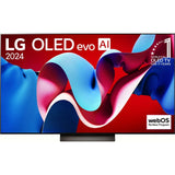 LG 165.1 Centimeter (65) OLED65C46LA.ATR C4 Series 4K Ultra HD ThinQ α9 AI Super Upscaling 4K α9 AI Processor 4K Gen7 WebOS with Filmmaker Mode Smart OLED TV (2024 Edition, Black)