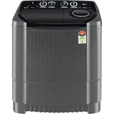 LG 9.5 Kg P9555SKAZ.ABMQEIL 5 Star Roller Jet Pulsator + Soak, Wind Jet Dry, Rat Away Technology with Lint Collector Semi Automatic Top Loading Washing Machine (2024 Model, Middle Black)