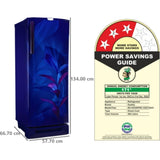 Godrej 205.0 L RD EDGEPRO 230C TDF MN BL 3 Star Edge Pro Series Hygiene+ Inverter Technology Inverter Compressor Direct Cool Single Door Refrigerator