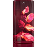 Godrej 180.0 L RD ERIOPLS 205A THF SS BL/SS WN 1 Star Edge Rio Plus Series Advanced Capillary Technology Base Stand Drawer Fixed Speed Compressor Direct Cool Single Door Refrigerator