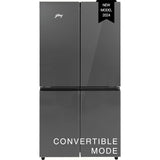 Godrej 670.0 L RM EONVELVET 685 RIT GR BK Eon Velvet Series Triple Zones with Convertible Mode Inverter Compressor Frost Free Double Door Refrigerator