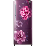 Samsung 183.0 L RR20C2723CR/NL 3 Star Stabilizer Free Operation Digital Invertor Compressor Stylish Grandé Design Direct Cool Single Door Refrigerator (Camellia Purple)