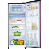 Samsung 183.0 L RR20C2723CR/NL 3 Star Stabilizer Free Operation Digital Invertor Compressor Stylish Grandé Design Direct Cool Single Door Refrigerator (Camellia Purple)