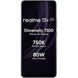 Realme 13+ 5G (8GB+128GB) 16.94 Centimeter (6.67) Dual Rear Camera 50MP + 2MP, 16MP Front Camera Full HD+ AMOLED Display Mediatek Dimensity 7300 Energy Octa Core Processor Smartphones Mobile