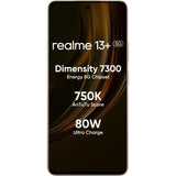 Realme 13+ 5G (8GB+128GB) 16.94 Centimeter (6.67) Dual Rear Camera 50MP + 2MP, 16MP Front Camera Full HD+ AMOLED Display Mediatek Dimensity 7300 Energy Octa Core Processor Smartphones Mobile