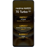 NARZO 70 Turbo 5G 16.94 Centimeter (6.67) 50 MP Rear Camera & & 16 MP Front Camera Full HD+ 120Hz OLED Esports Display Mediatek Segment's Fastest Dimensity 7300 Energy 5G 4nm Octa Core Processor Smartphones Mobile