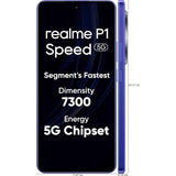 Realme P1 Speed 5G 16.94 Centimeter (6.67) 50MP + 2MP Dual Rear Camera 16MP Front Camera Full HD+ 120Hz AMOLED Esports Display Mediatek Dimensity 7300 Energy 5G Octa Core Processor Smartphones Mobile