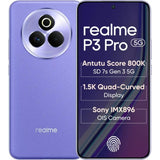 Realme P3 Pro 5G 17.35 Centimeter (6.83) Dual Rear Camera Sony IMX896 OIS 50 MP + 2 MP & & 16 MP Front Camera 120Hz Quad-Curved EdgeFlow OLED Display Qualcomm Snapdragon® 7s Gen 3 4nm Octa Core Processor Smartphones Mobile