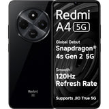 Redmi A4 5G 17.47 Centimeter (6.88) Dual Camera 50 MP + 5 MP & 5 MP Front Camera HD+ 120Hz Snapdragon® 4s Gen 2 5G Octa Core Processor Smartphones Mobile