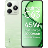 Realme C63 (4GB 128GB) 17.13 Centimeter (6.75) 50MP Rear Camera 8MP Front Camera 560nit HD+ LCD Display Unisoc T612 Octa Core Processor Smartphones Mobile