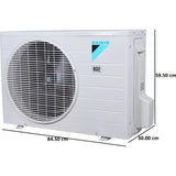 Daikin 1.80 T FTHT60UV16U/RHT60UV16U 3S 3 Star PM 2.5 Filter with Copper Condenser Split Inverter Air Conditioner (White)