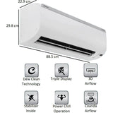 Daikin 1.50 T FTL50UV16V3/RL50UV16V3 3S 3 Star Copper Condenser Non-Inverter Split Air Conditioner (White)