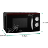 Haier 20.0 L HIL2001MFPH, Solo Microwave Oven (Black)